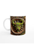 Boğa Burcu Baskılı Kahve Kupası - Zamanın Çarkları Astroloji Mekanizması Vs4