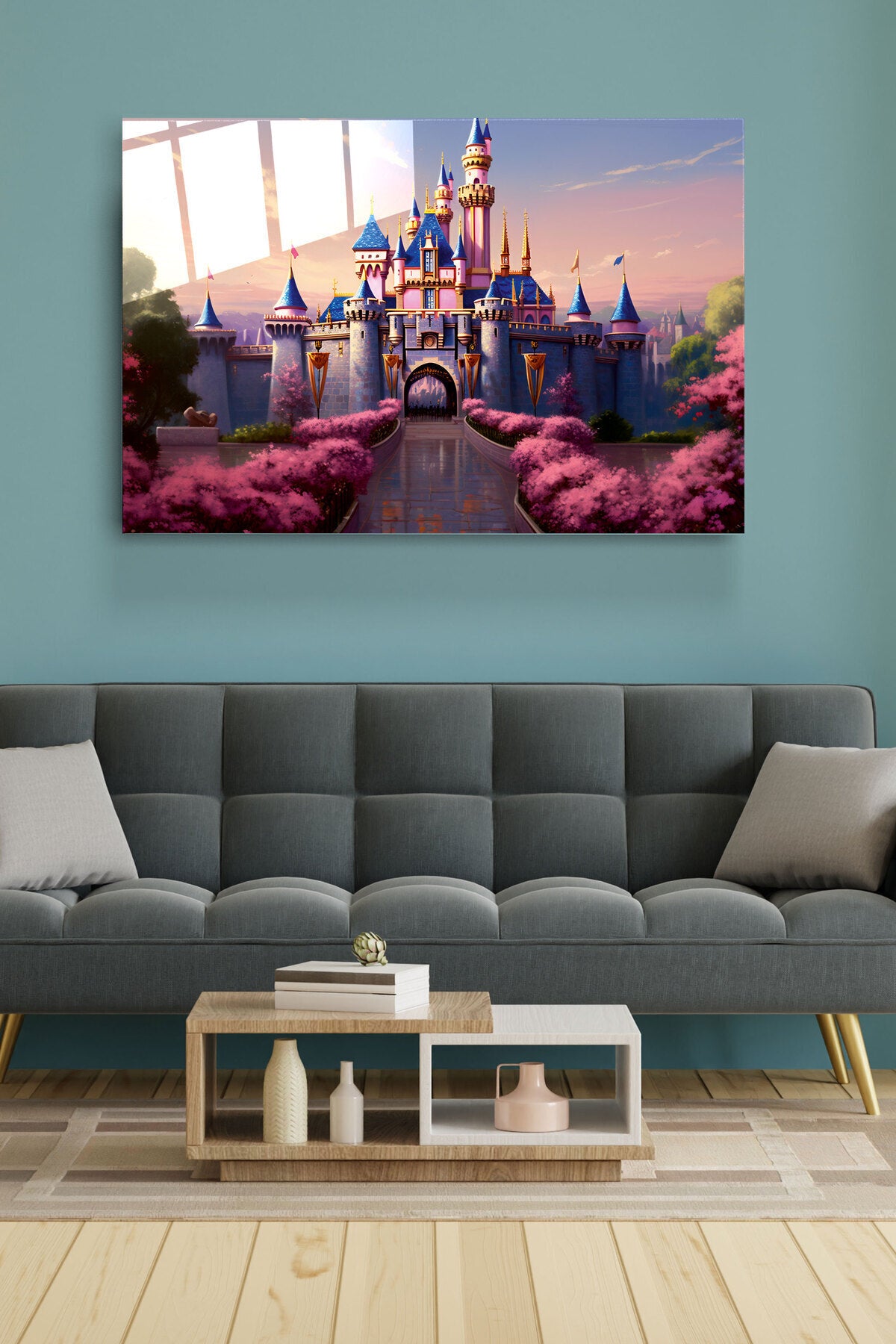 Dekoratif Belçika Dekoratif Cam Tablo (50 x 70)
