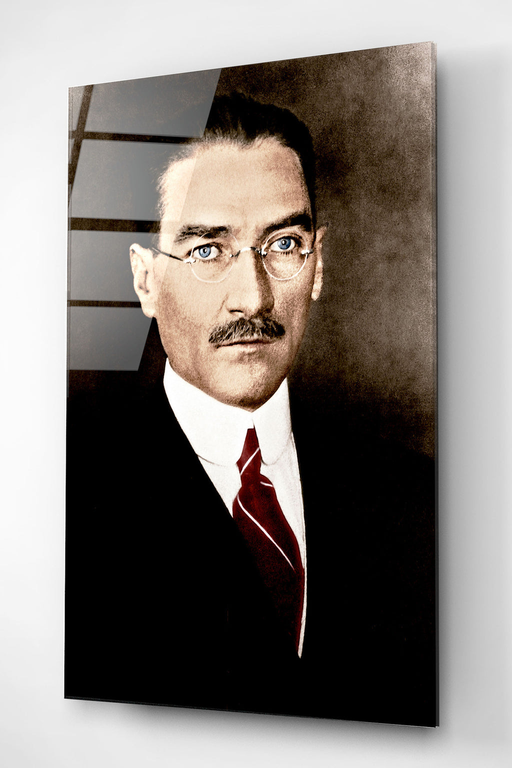 Dekoratif Atatürk Dekoratif Cam Tablo