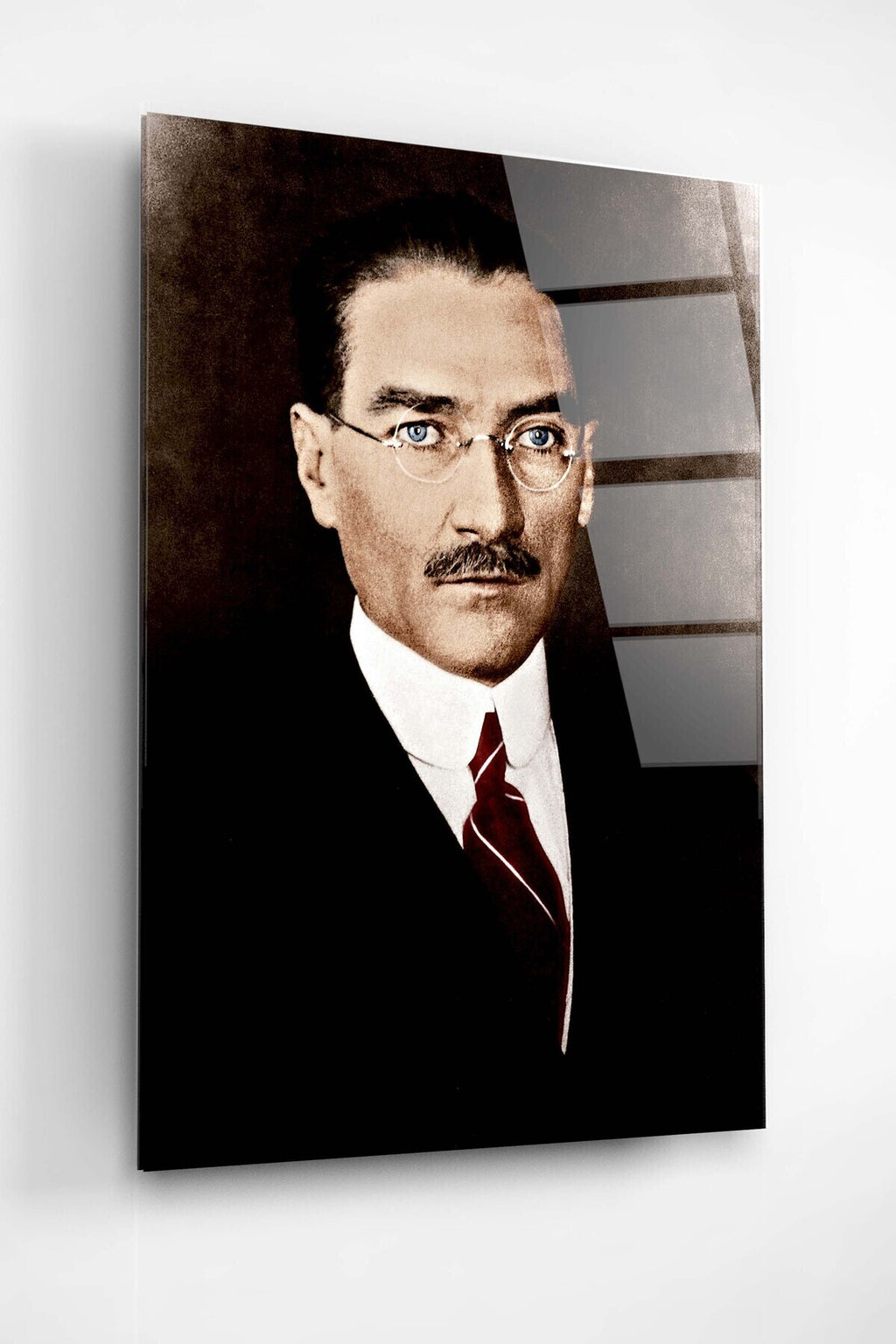 Dekoratif Atatürk Dekoratif Cam Tablo