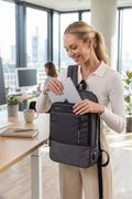 Lacivert Su Geçirmez USB Şarjlı Sırt Çantası - 14'' Laptop ve 10'' Tablet Uyumluluğu