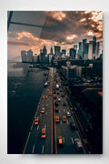 Dekoratif New York Dekoratif Cam Tablo (50 x 70)