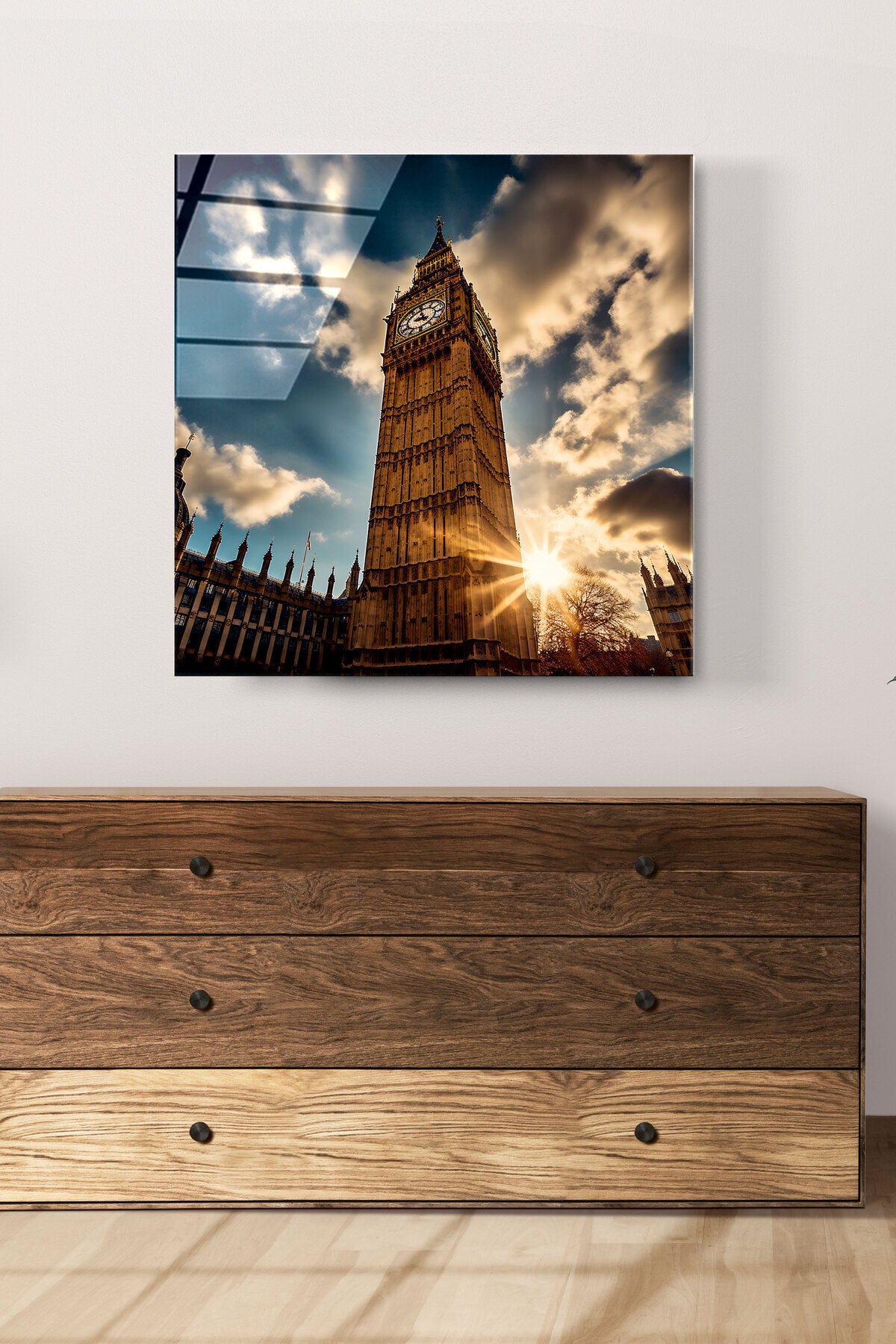 Dekoratif Londra Dekoratif Cam Tablo
