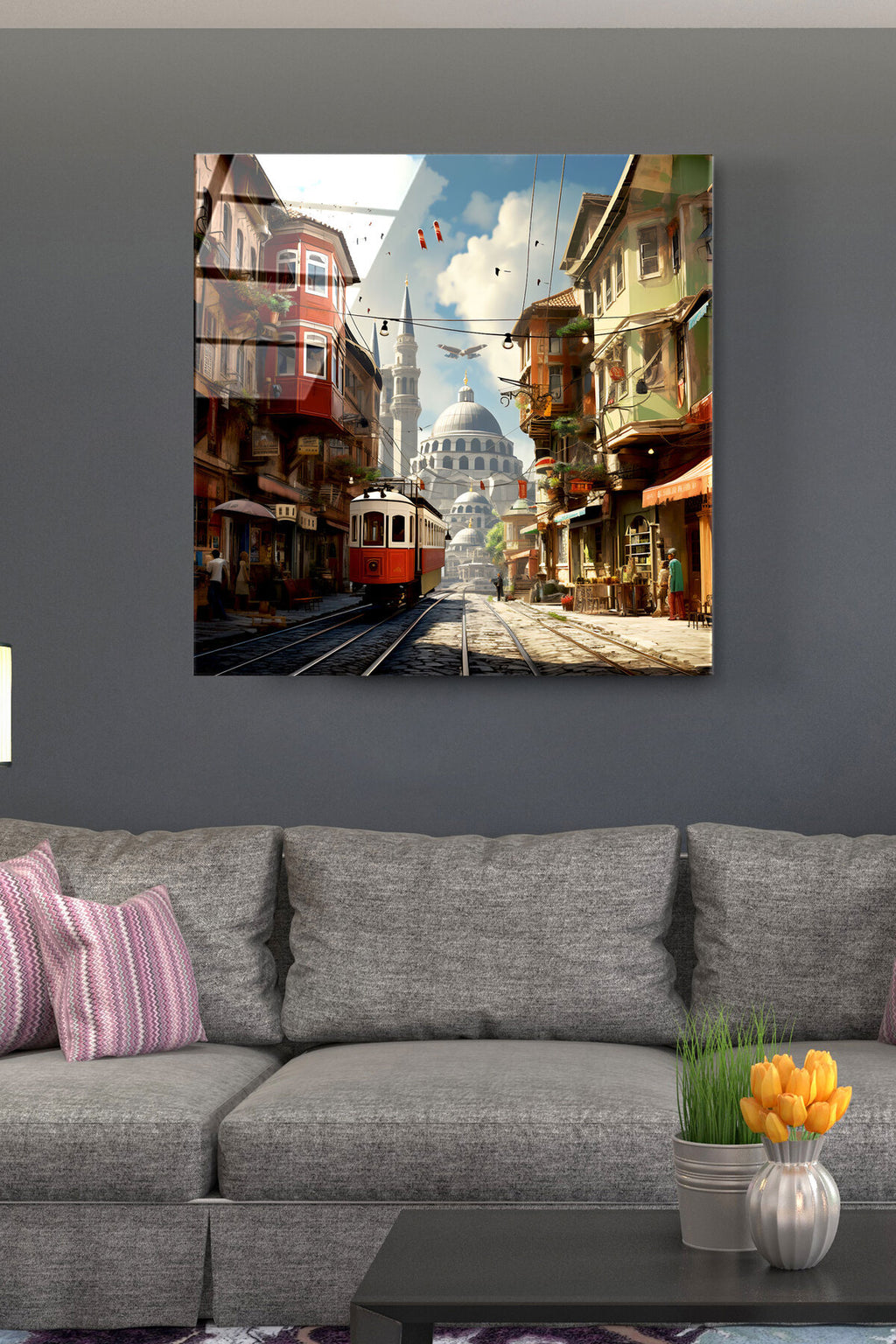 Dekoratif İstanbul Dekoratif Cam Tablo