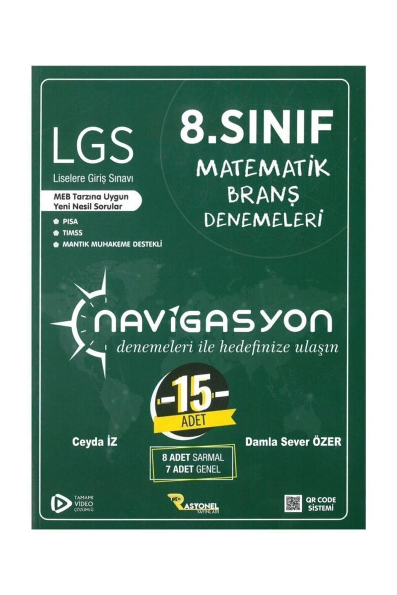 Lgs 8.sınıf Matematik Branş Denemeleri + MES Akademi Eğitim Seti Hediye!