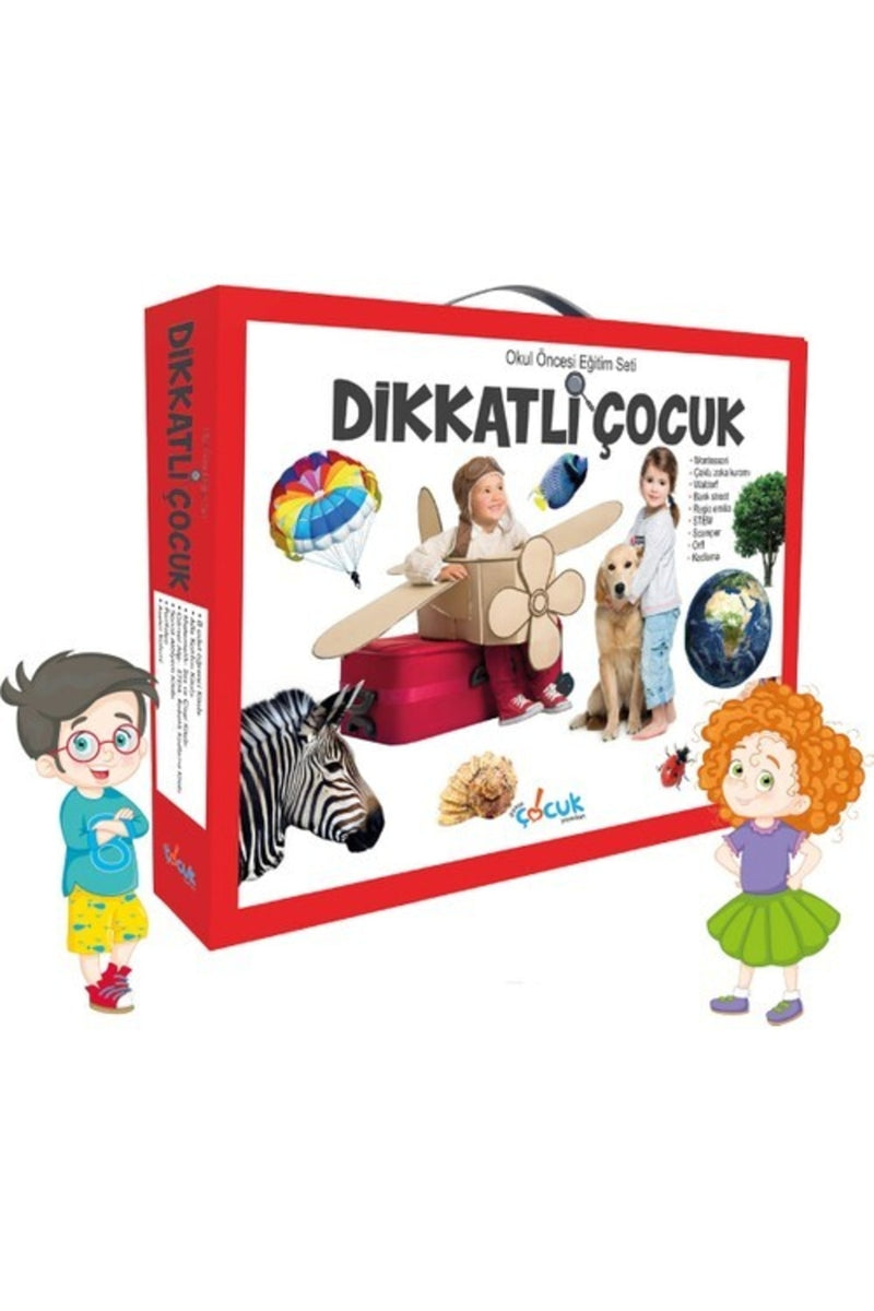 Dikkatli Çocuk Okul Öncesi Seti + MES Akademi Eğitim Seti Hediye!