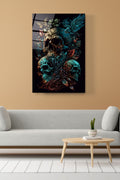 Skulls Cam Tablo, Dekoratif Cam Tablo
