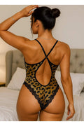 Leopar Body Dantel Detaylı Kadın İç Giyim