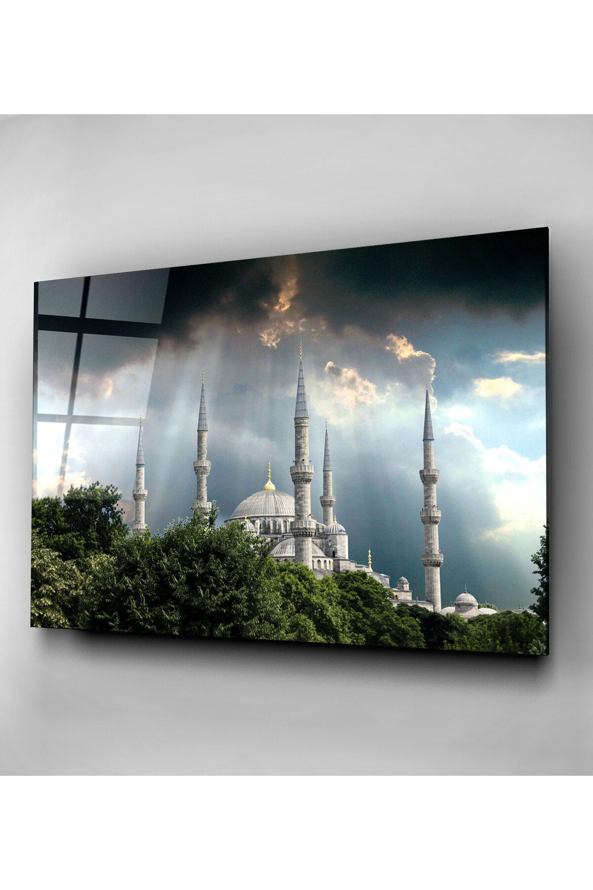 Dekoratif İslami Dekoratif Cam Tablo (80 x 120)