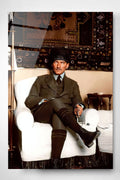 Dekoratif Atatürk Dekoratif Cam Tablo (80 x 120)
