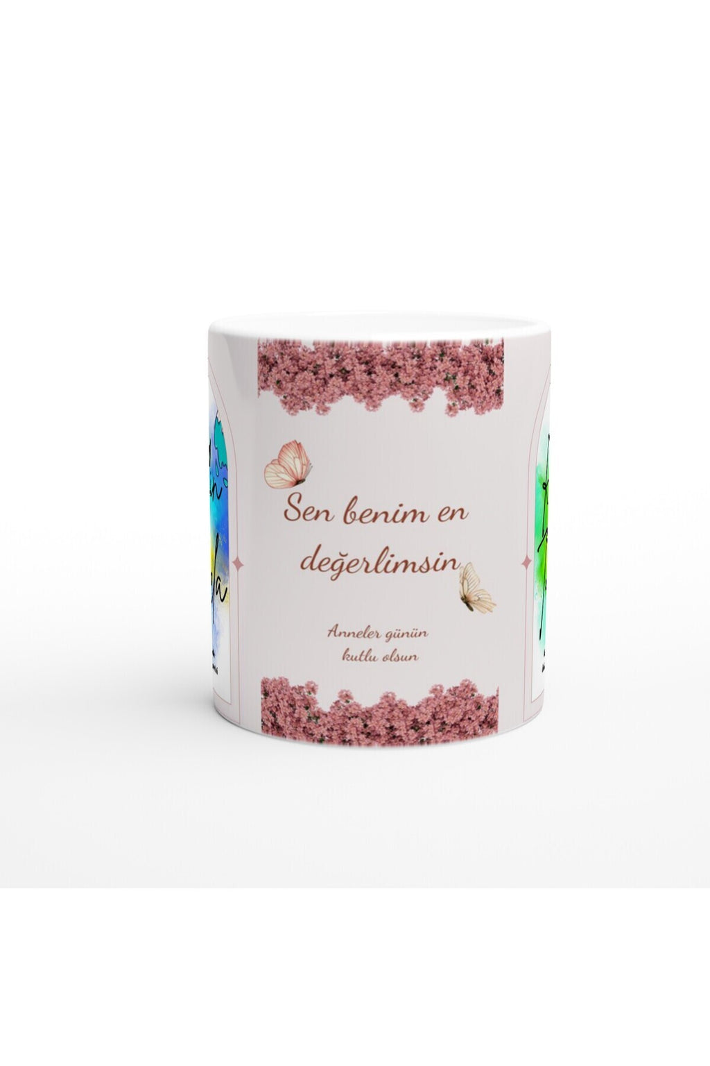 Sen Benim En Değerlimsin Baskılı Kupa Bardak