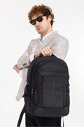 14'' Inç Laptop Sırt Çantası Usb Aparatlı Yandan Cepli Darbe Emici Su Geçirmez Kumaş