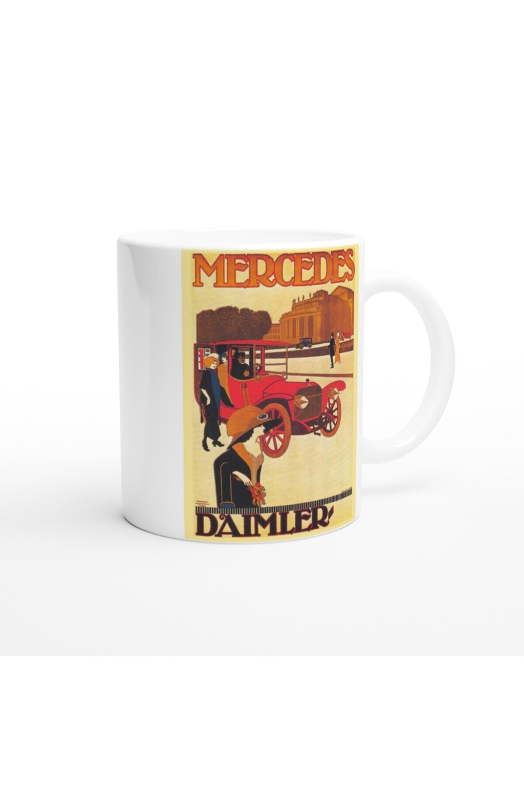 Art Nouveau Mercedes Daimler Kupa Bardak