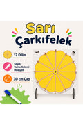 SARI Çarkıfelek Oyunu Ahşap Eğitim Materyali + MES Akademi Eğitim Seti Hediye!