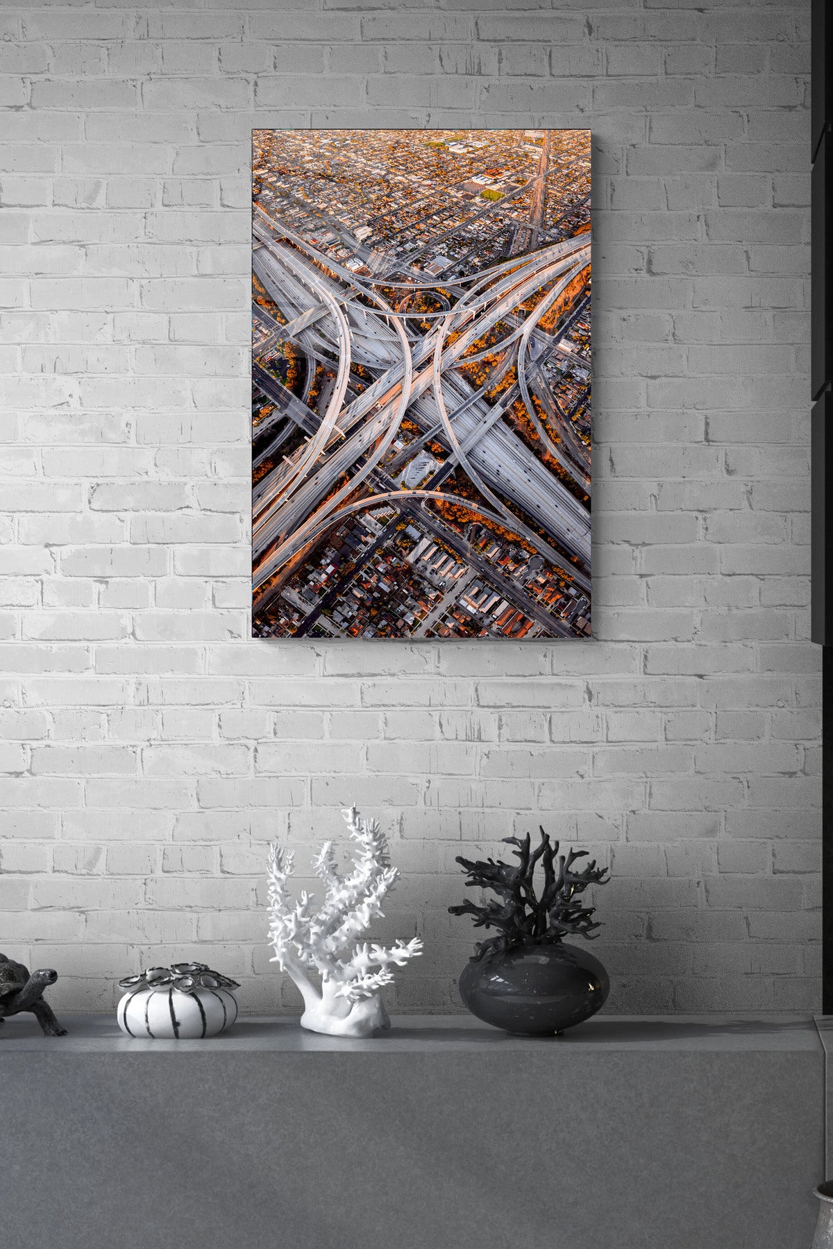 Los Angeles Cam Tablo, Dekoratif Cam Tablo (30 x 50)
