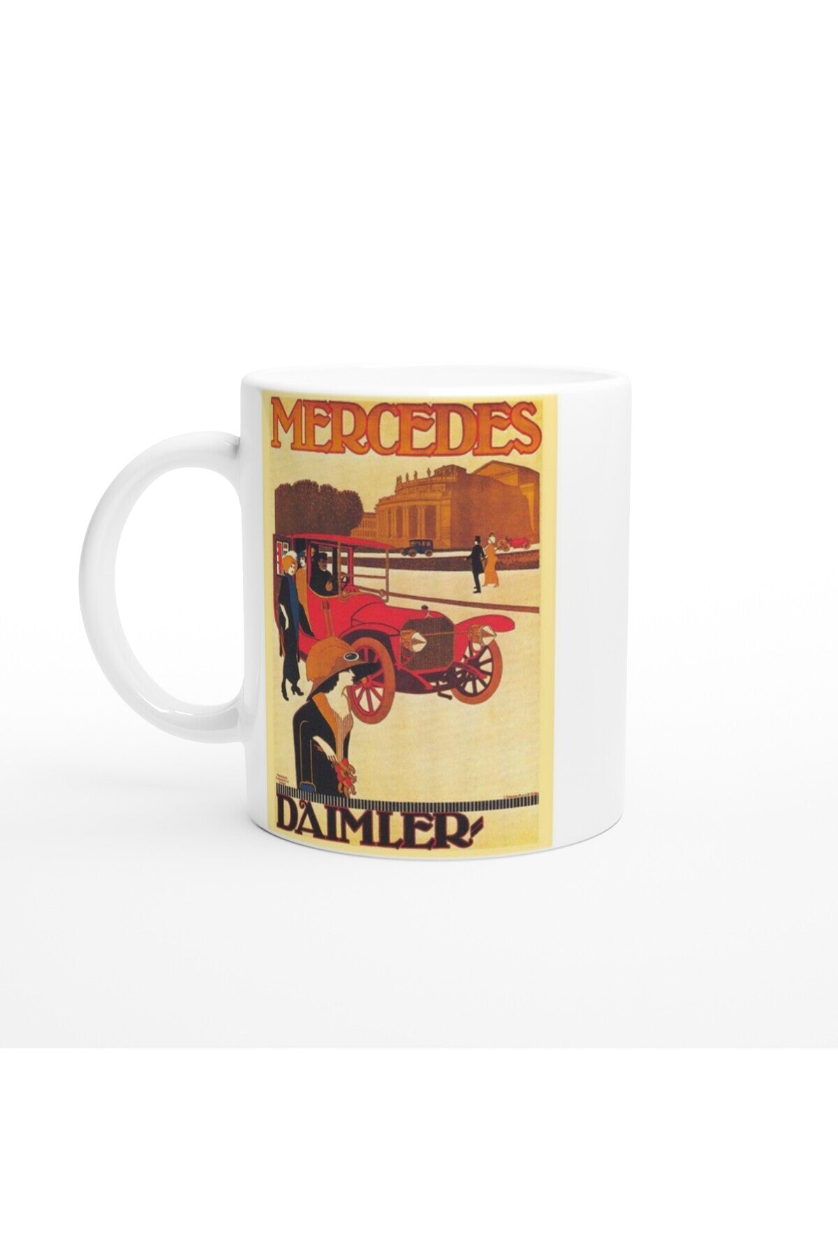 Art Nouveau Mercedes Daimler Kupa Bardak