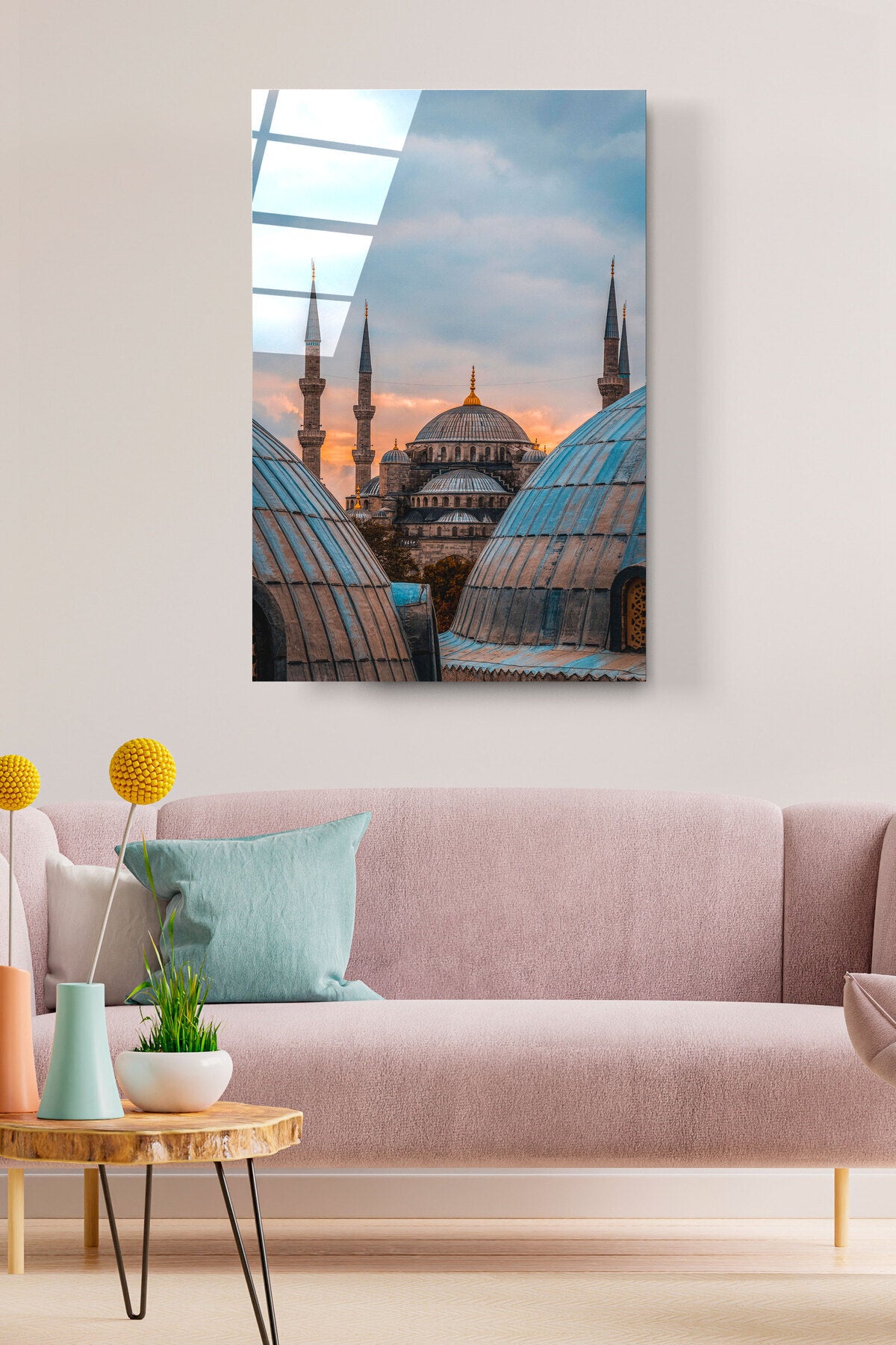 Dekoratif İslami Dekoratif Cam Tablo