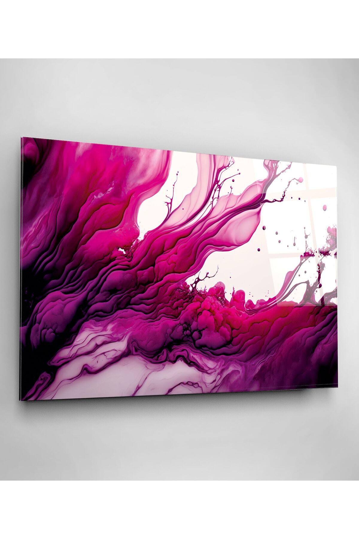 Pink Cam Tablo, Dekoratif Cam Tablo (70 x 105)
