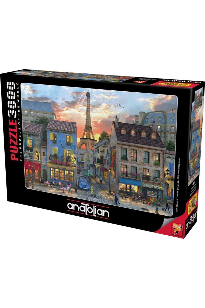 3000 Parça Yapboz Puzzle - Paris Sokakları 4910 + MES Akademi Eğitim Seti Hediye!