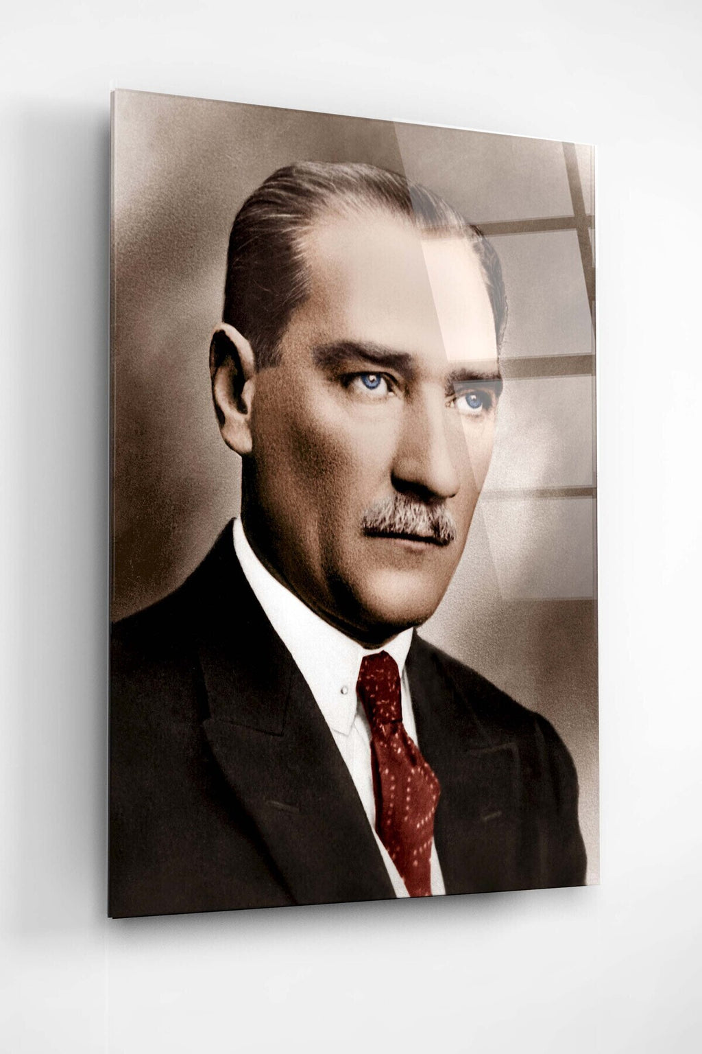 Dekoratif Atatürk Dekoratif Cam Tablo