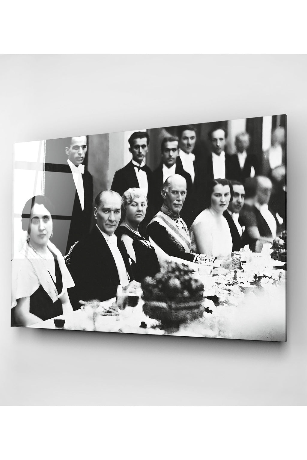 Dekoratif Atatürk Dekoratif Cam Tablo (70 x 105)