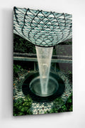 Jewel Changi Airport Cam Tablo, Dekoratif Cam Tablo