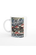 British Legendary Motorcycle Baskılı Kupa Bardak