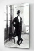 Dekoratif Atatürk Dekoratif Cam Tablo