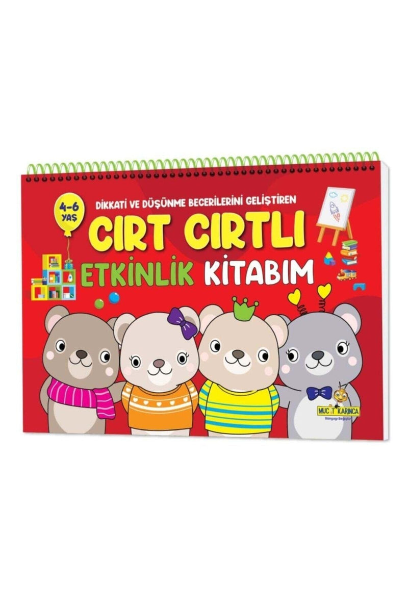 Yükselen Zeka 4-6 Yaş Dikkati Ve Düşünme Becerilerini Geliştiren Cırt Cırtlı Etkinlik Kitabım + MES Akademi Eğitim Seti Hediye!