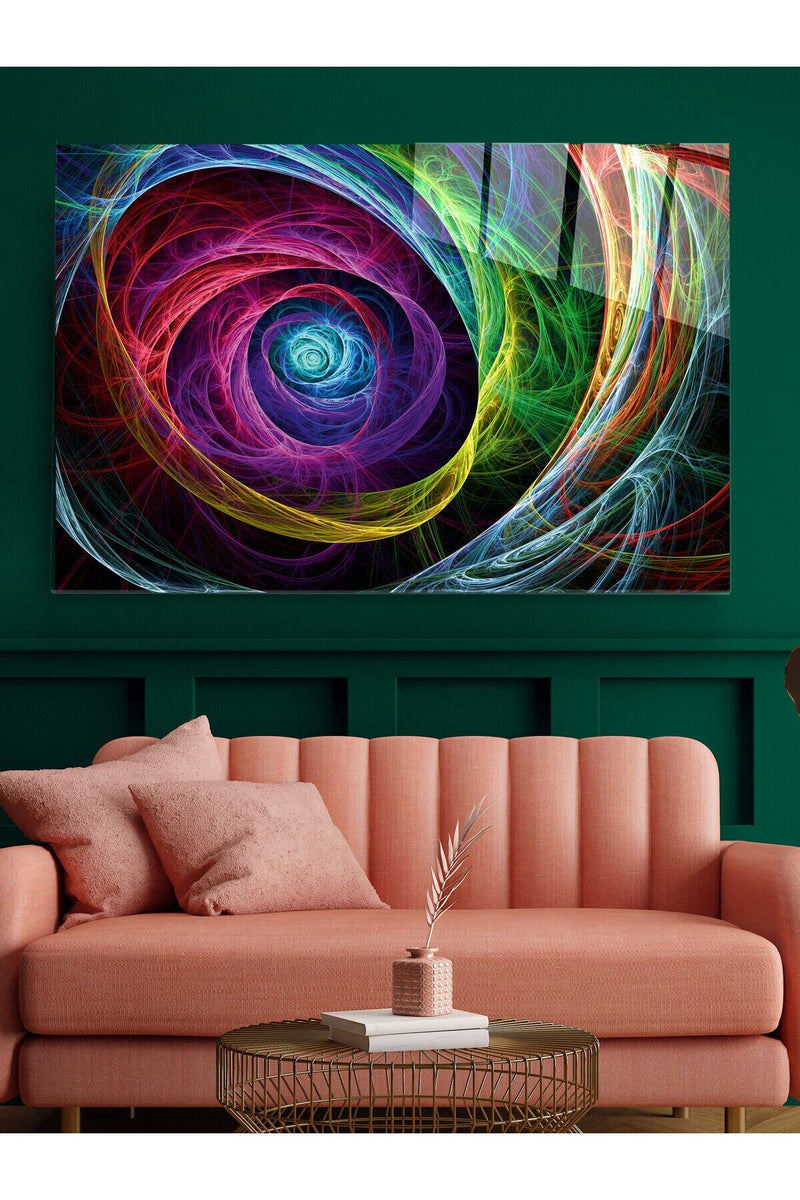 Colourful Cam Tablo, Dekoratif Cam Tablo