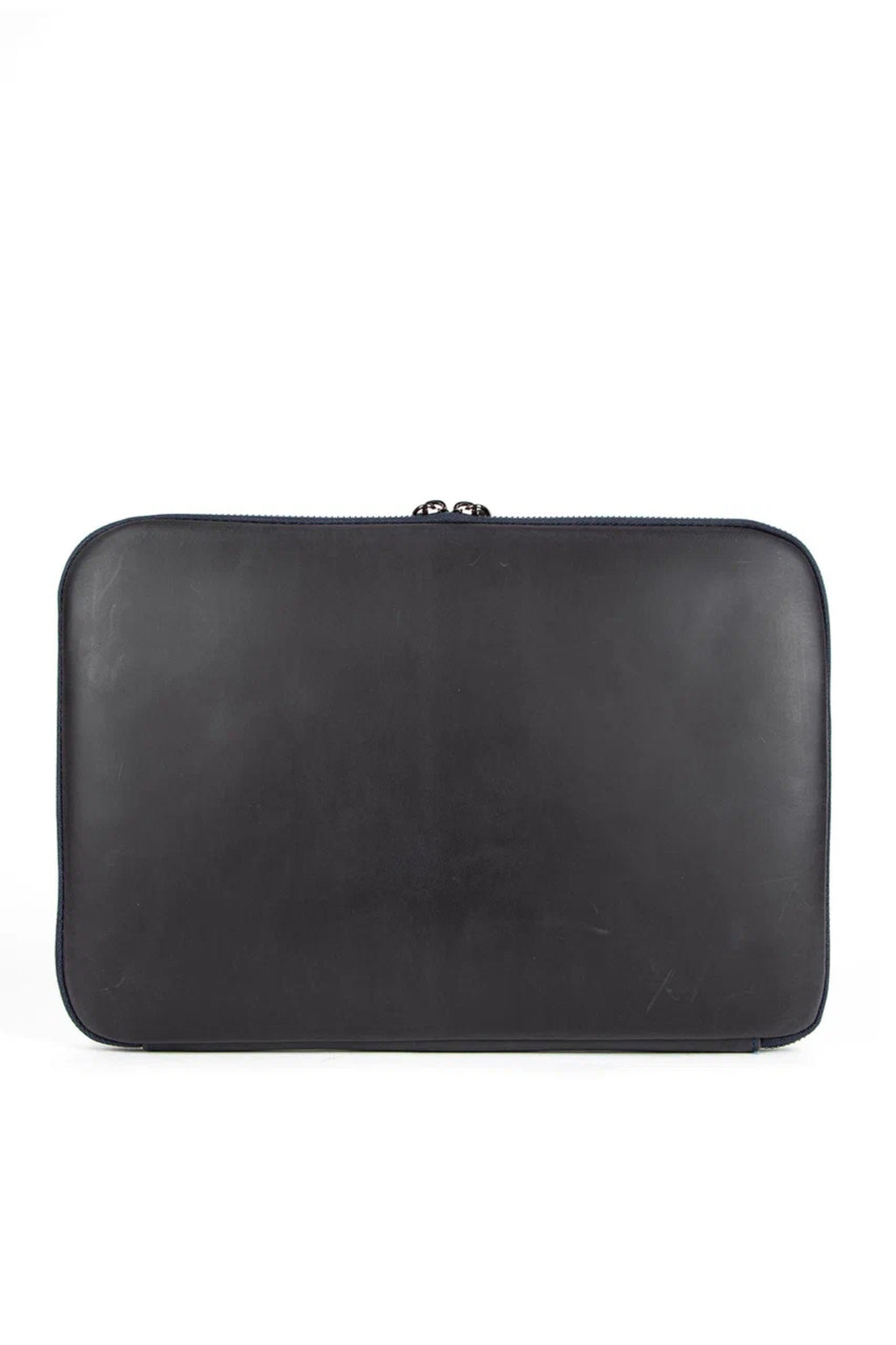 Hakiki Deri Lacivert Macbook Air Pro 13 ve 13.3 İnç Laptop Kılıfı