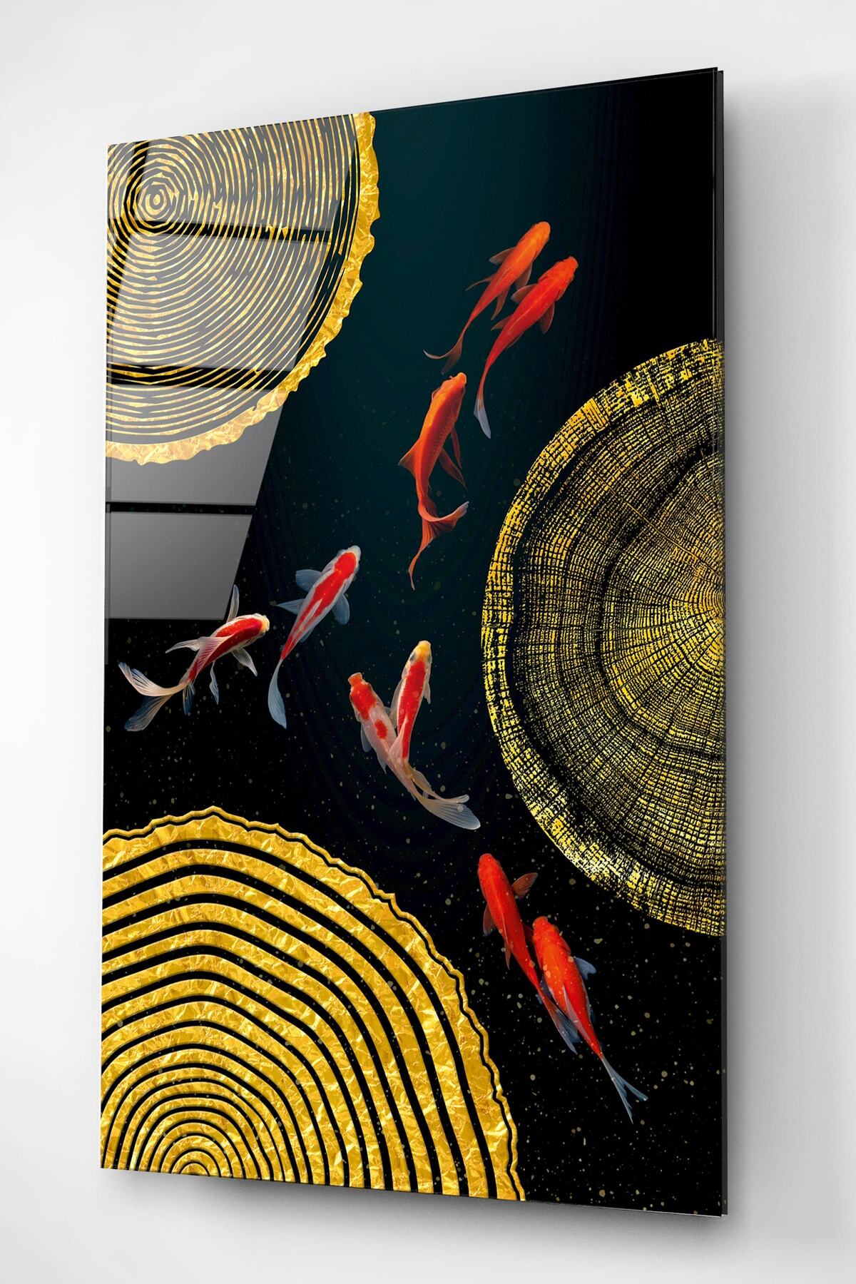 Dekoratif Zebra Dekoratif Cam Tablo (60 x 90)