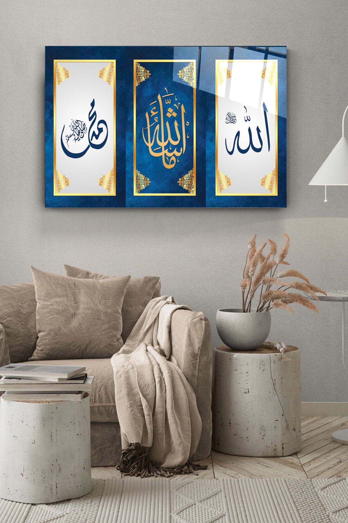 Dekoratif İslami Dekoratif Cam Tablo