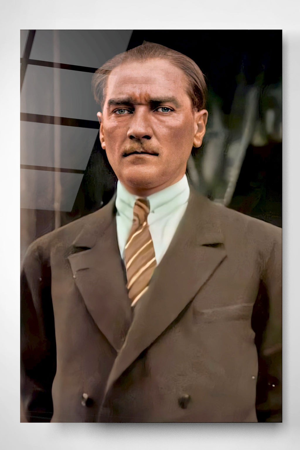 Dekoratif Atatürk Dekoratif Cam Tablo