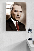 Dekoratif Atatürk Dekoratif Cam Tablo