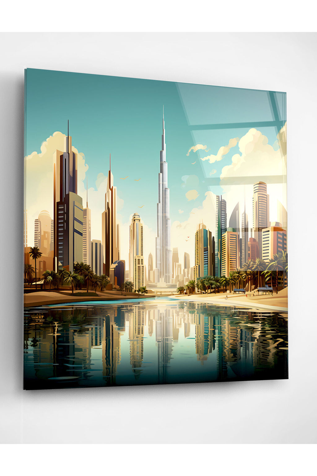 Dubai Cam Tablo, Dekoratif Cam Tablo (50 x 50)