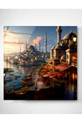Dekoratif İstanbul Dekoratif Cam Tablo