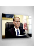 Atatürk Portresi - Yapay Zeka Tasarımlı Cam Tablo, Dekoratif Cam Tablo