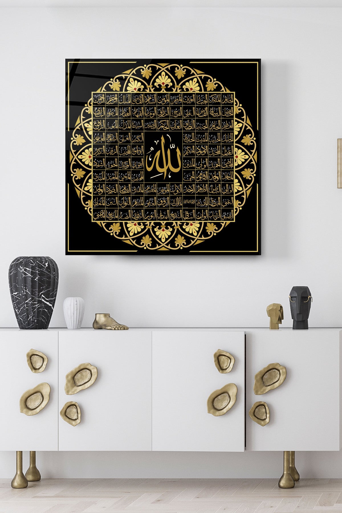 İslami Cam Tablo, Dekoratif Cam Tablo (100 x 150)