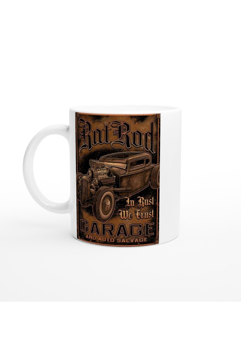 Paslı Güce Saygı Duyan Rat Rod Garaj Kupa Bardak