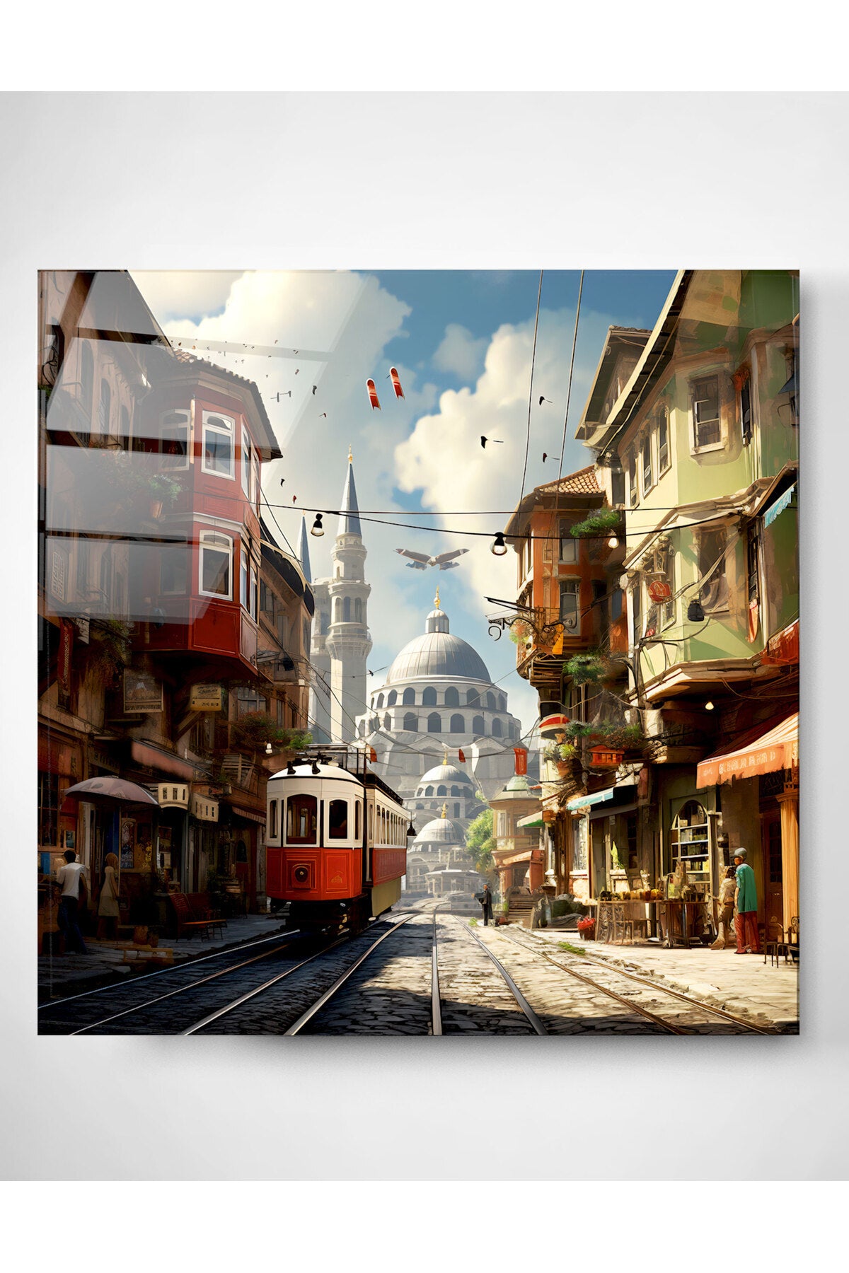 Dekoratif İstanbul Dekoratif Cam Tablo