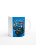 Bugatti Type 35 ve Helle Nice Temalı Retro Kupa Bardak