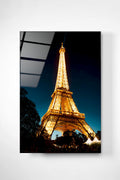 Eyfel Kulesi Cam Tablo, Dekoratif Cam Tablo (50 x 70)