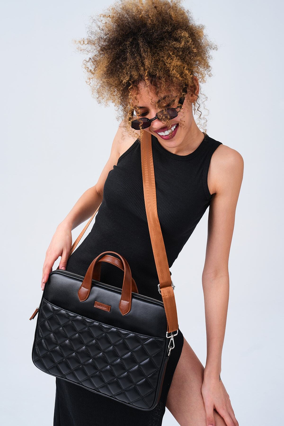 Macbook Air Pro 13.3" & 14" Inç Laptop Evrak Çantası Siyah