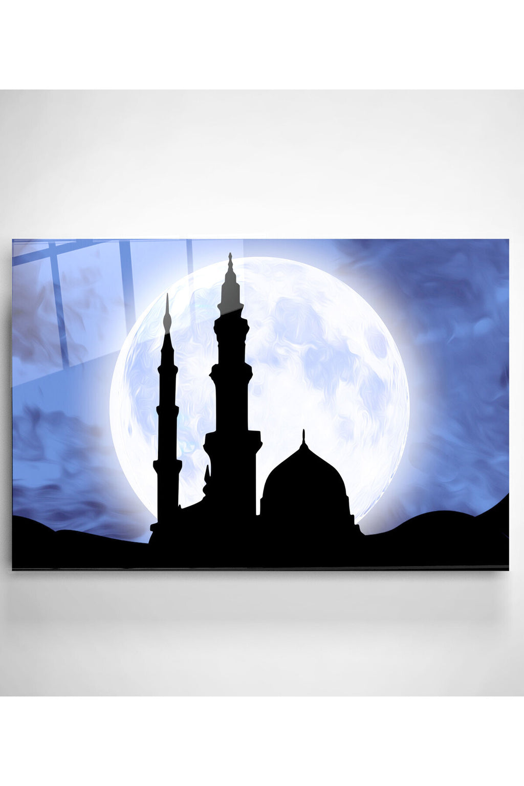 Dekoratif İslami Dekoratif Cam Tablo