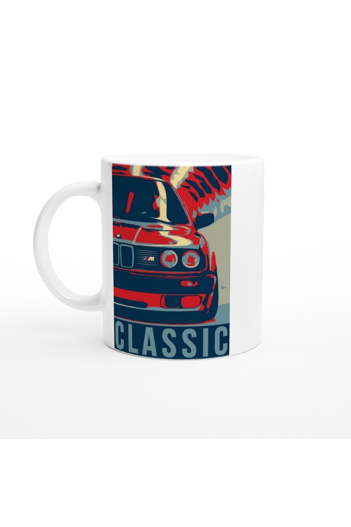 BMW E30 M Temalı Klasik Stil Poster Kupa Bardak