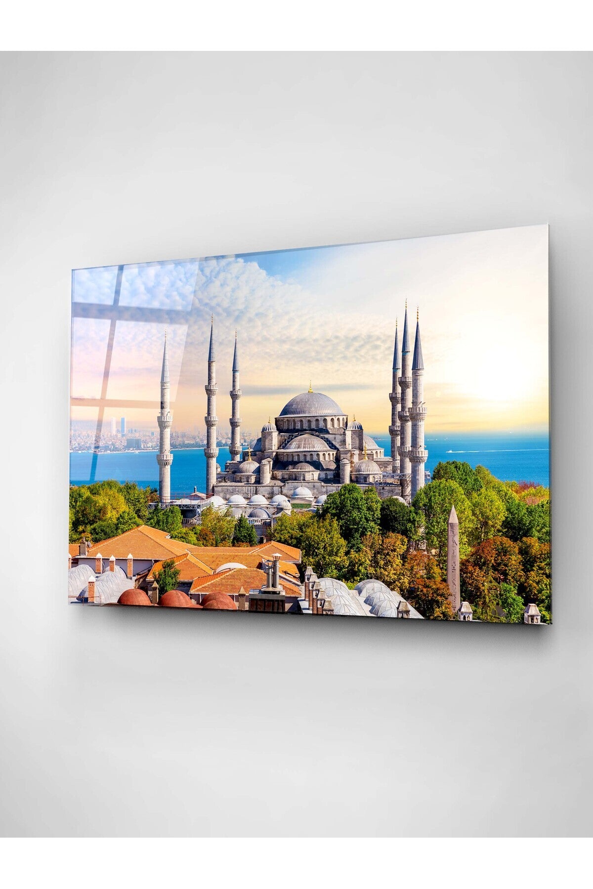 Sultanahmet Camii Cam Tablo, Dekoratif Cam Tablo (80 x 120)