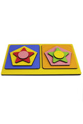Eğitici Sök Tak Bul Tak Renkli Geometrik Şekiller Oyunu Okul Öncesi Etkinlik Eğlenceli Ahşap 2li Set + MES Akademi Eğitim Seti Hediye!