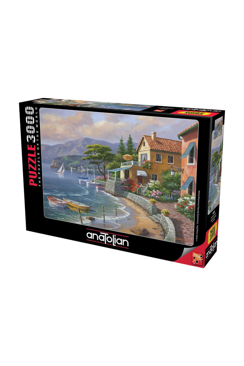 3000 Parçalık Puzzle / Cennetin Kıyısı - Kod:4906 + MES Akademi Eğitim Seti Hediye!