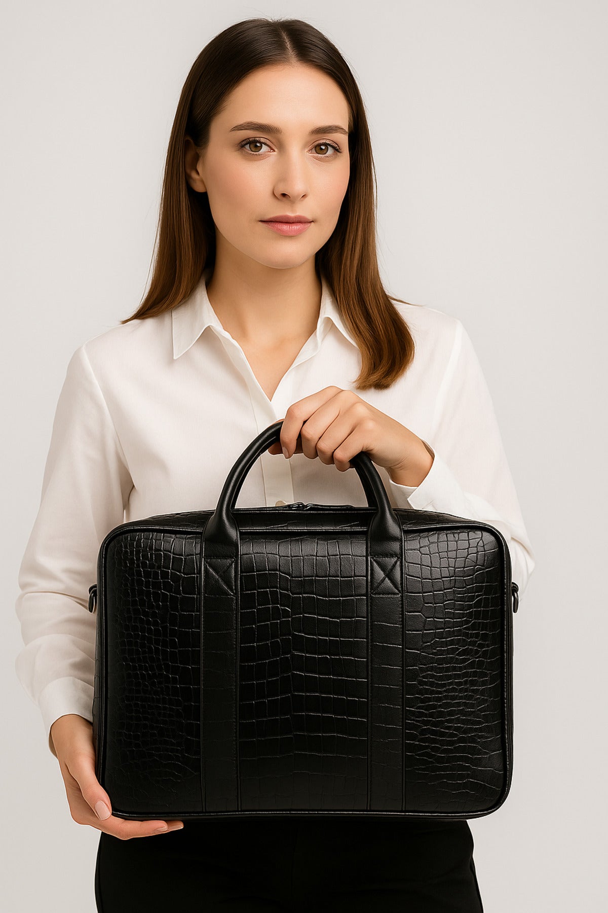 Macbook Organizer Laptop Evrak Çantası 15.6" & 16" Inç Taba